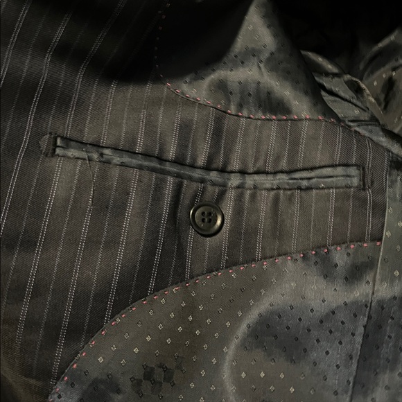 Balmain Paris Vintage Pinstripe Suit Coat - Picture 12 of 16